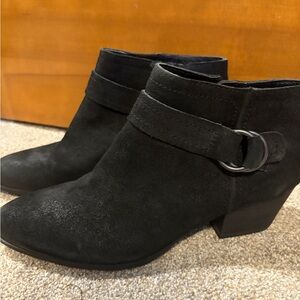 Franco Sarto Black Ankle Boots